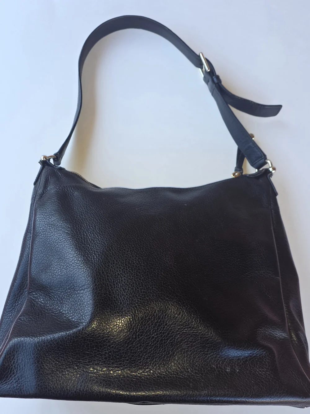 Kate Spade New York Lombard Street Hobo Black Leather Handbag